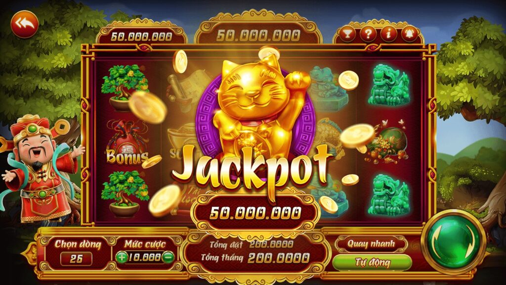 Giao diện bắt mắt của một sảnh game quay hũ ăn tiền đẳng cấp hiện nay