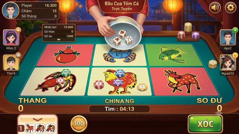 Chơi Bầu Cua Tôm Cá hãy chú ý quy luật đối lập liền kề của mặt xúc xắc Chơi Bầu Cua Tôm Cá hãy chú ý quy luật đối lập liền kề của mặt xúc xắc
