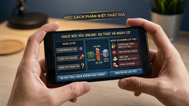 Tìm hiểu kỹ bản chất trước khi tải phần mềm hack Xóc Đĩa online